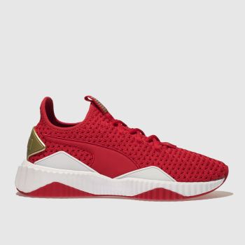 PUMA RED DEFY NS TRAINERS PUMA RED DEFY NS TRAINERS