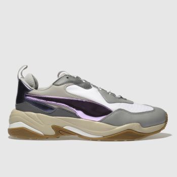 PUMA WHITE & PINK THUNDER ELECTRIC TRAINERS PUMA WHITE & PINK THUNDER ELECTRIC TRAINERS