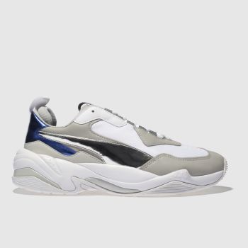 PUMA WHITE & BLUE THUNDER ELECTRIC TRAINERS PUMA WHITE & BLUE THUNDER ELECTRIC TRAINERS