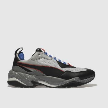 PUMA GREY & BLACK THUNDER ELECTRIC TRAINERS PUMA GREY & BLACK THUNDER ELECTRIC TRAINERS