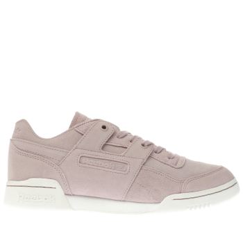 REEBOK PALE PINK WORKOUT LO PLUS TRAINERS REEBOK PALE PINK WORKOUT LO PLUS TRAINERS