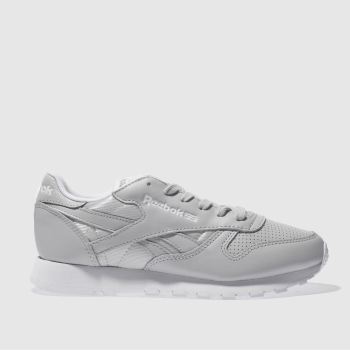 REEBOK LIGHT GREY CLASSIC LEATHER FBT TRAINERS REEBOK LIGHT GREY CLASSIC LEATHER FBT TRAINERS