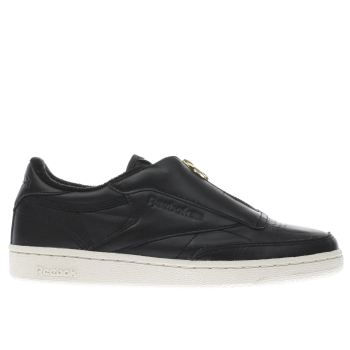 REEBOK BLACK CLUB C 85 ZIP TRAINERS REEBOK BLACK CLUB C 85 ZIP TRAINERS