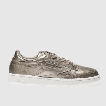 REEBOK BRONZE CLUB C 85 LEATHER PEARL TRAINERS REEBOK BRONZE CLUB C 85 LEATHER PEARL TRAINERS