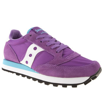 womens saucony purple jazz original trainers womens saucony purple jazz original trainers
