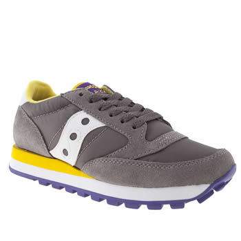 womens saucony grey jazz original trainers womens saucony grey jazz original trainers