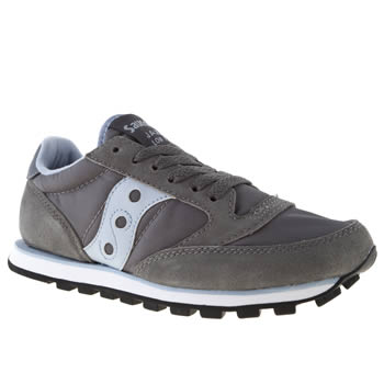 womens saucony grey jazz lo pro trainers womens saucony grey jazz lo pro trainers