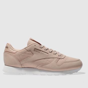 REEBOK NATURAL CLASSIC LEATHER NUBUCK TRAINERS REEBOK NATURAL CLASSIC LEATHER NUBUCK TRAINERS