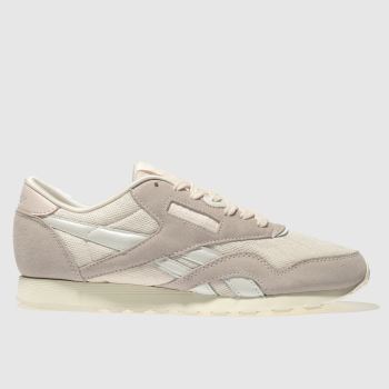 REEBOK PALE PINK CLASSIC NYLON COLD PASTEL TRAINERS REEBOK PALE PINK CLASSIC NYLON COLD PASTEL TRAINERS