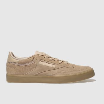 REEBOK PALE PINK CLUB C 85 FVS GUM TRAINERS REEBOK PALE PINK CLUB C 85 FVS GUM TRAINERS