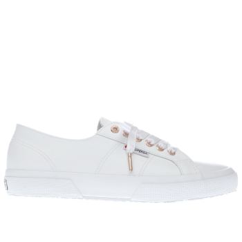 SUPERGA WHITE 2750 TRAINERS SUPERGA WHITE 2750 TRAINERS