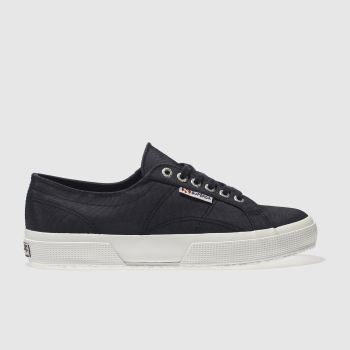 SUPERGA NAVY & WHITE 2750 NYLON TRAINERS SUPERGA NAVY & WHITE 2750 NYLON TRAINERS