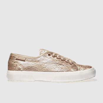 SUPERGA GOLD 2750 SEQUINS TRAINERS SUPERGA GOLD 2750 SEQUINS TRAINERS