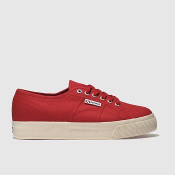 SUPERGA RED 2730 COTU CANVAS TRAINERS SUPERGA RED 2730 COTU CANVAS TRAINERS