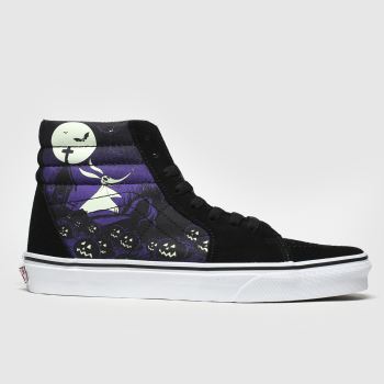 VANS BLACK & PURPLE SK8-HI X TNBC TRAINERS VANS BLACK & PURPLE SK8-HI X TNBC TRAINERS