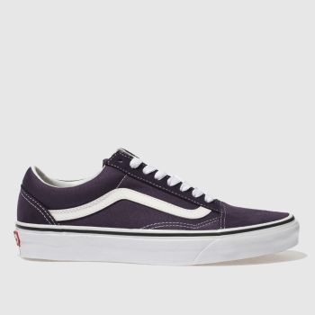 VANS PURPLE OLD SKOOL TRAINERS VANS PURPLE OLD SKOOL TRAINERS