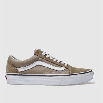 VANS BEIGE OLD SKOOL SUEDE TRAINERS VANS BEIGE OLD SKOOL SUEDE TRAINERS