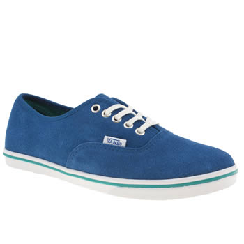 womens vans blue authentic lo pro vi trainers womens vans blue authentic lo pro vi trainers