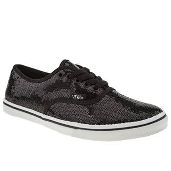womens vans black & white authentic lo pro vi trainers womens vans black & white authentic lo pro vi trainers