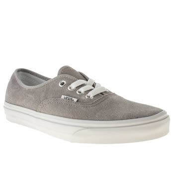 womens vans grey authentic viiii trainers womens vans grey authentic viiii trainers