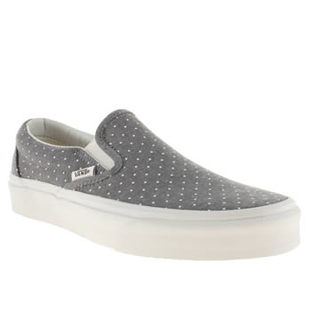 womens vans pale blue classic slip on trainers womens vans pale blue classic slip on trainers