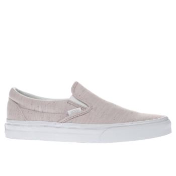 VANS PALE PINK CLASSIC SLIP SPECKLED JERSEY TRAINERS VANS PALE PINK CLASSIC SLIP SPECKLED JERSEY TRAINERS