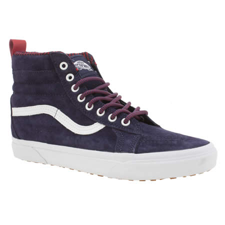 Womens Dark Purple Vans Sk8-Hi Mte Trainers | schuh