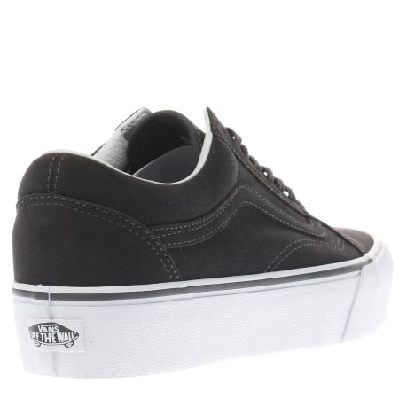 vans platform old skool grey vans platform old skool grey