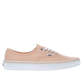 VANS PEACH AUTHENTIC TRAINERS VANS PEACH AUTHENTIC TRAINERS