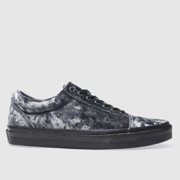 VANS NAVY OLD SKOOL VELVET TRAINERS VANS NAVY OLD SKOOL VELVET TRAINERS