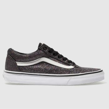 VANS BLACK & GREEN OLD SKOOL TRAINERS VANS BLACK & GREEN OLD SKOOL TRAINERS