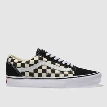 VANS WHITE & BLACK OLD SKOOL LITE TRAINERS VANS WHITE & BLACK OLD SKOOL LITE TRAINERS