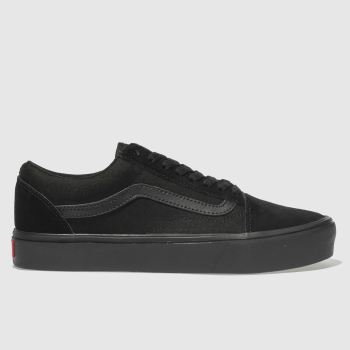 VANS BLACK OLD SKOOL LITE TRAINERS VANS BLACK OLD SKOOL LITE TRAINERS