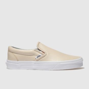 VANS NATURAL CLASSIC SLIP-ON TRAINERS VANS NATURAL CLASSIC SLIP-ON TRAINERS