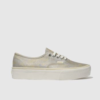 VANS NATURAL AUTHENTIC SATIN PAISLEY TRAINERS VANS NATURAL AUTHENTIC SATIN PAISLEY TRAINERS