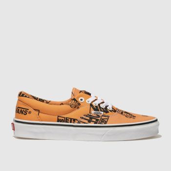 VANS ORANGE ERA LOGO MIX TRAINERS VANS ORANGE ERA LOGO MIX TRAINERS