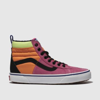 VANS PINK & ORANGE SK8-HI 46 MTE DX TRAINERS VANS PINK & ORANGE SK8-HI 46 MTE DX TRAINERS