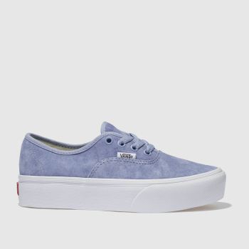 VANS PALE BLUE AUTHENTIC PLATFORM 2.0 TRAINERS VANS PALE BLUE AUTHENTIC PLATFORM 2.0 TRAINERS