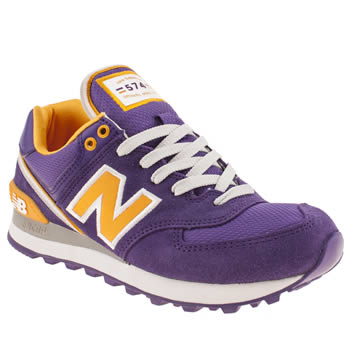 womens new balance purple 574 stadium jacket trainers womens new balance purple 574 stadium jacket trainers