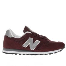 New Balance Burgundy 373 Womens Trainers