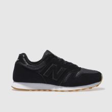 New Balance Black & White 373 Womens Trainers