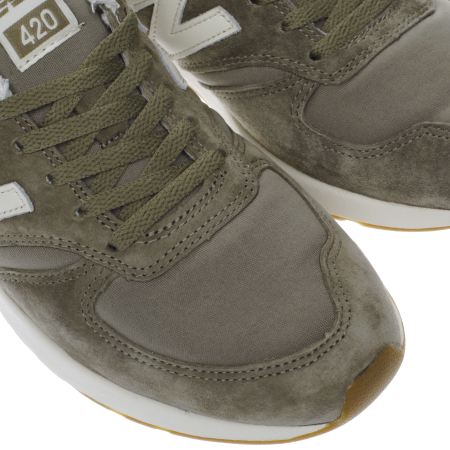 new balance khaki 420 trainers new balance khaki 420 trainers