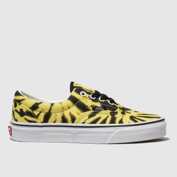 VANS YELLOW ERA TIE DYE TRAINERS VANS YELLOW ERA TIE DYE TRAINERS