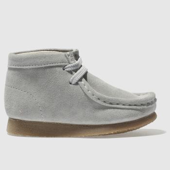 CLARKS ORIGINALS LIGHT GREY WALLABEE BOOT FST BOOTS TODDLER CLARKS ORIGINALS LIGHT GREY WALLABEE BOOT FST BOOTS TODDLER