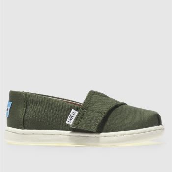 TOMS KHAKI CLASSIC BOOTS TODDLER TOMS KHAKI CLASSIC BOOTS TODDLER