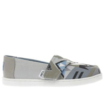 TOMS GREY CLASSIC TODDLER SHOES TOMS GREY CLASSIC TODDLER SHOES