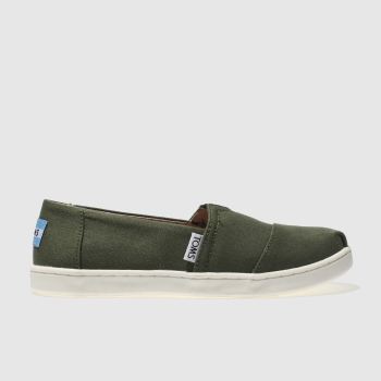 TOMS KHAKI CLASSIC JUNIOR SHOES TOMS KHAKI CLASSIC JUNIOR SHOES