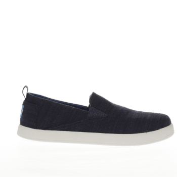 TOMS NAVY AVALON JUNIOR SHOES TOMS NAVY AVALON JUNIOR SHOES
