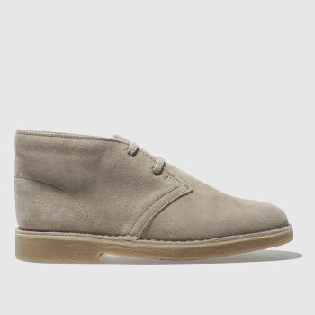 CLARKS ORIGINALS STONE DESERT BOOTS YOUTH CLARKS ORIGINALS STONE DESERT BOOTS YOUTH