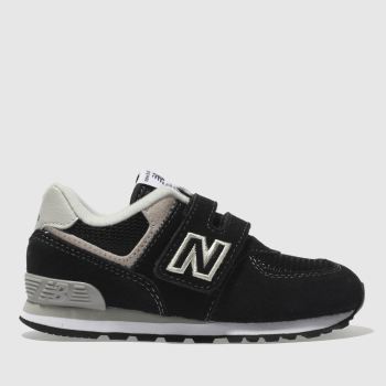 NEW BALANCE BLACK 574 TRAINERS TODDLER NEW BALANCE BLACK 574 TRAINERS TODDLER